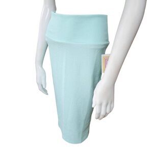 NWT LuLaRoe Pastel Teal Cassie Skirt (XS)